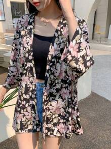 DAZY 全印花開衫襯衫 - 彩色 - 查看 6