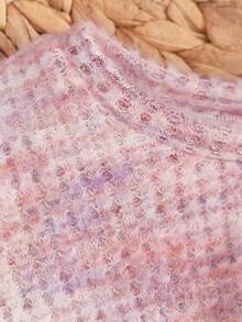 SHEIN 嬰兒段染扭結下擺上衣 - 彩色 - 查看 3