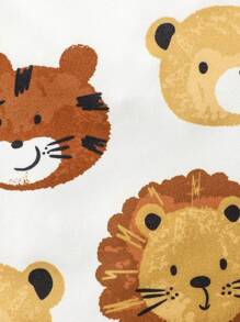 SHEIN 男嬰2入組卡通圖案T恤 - 彩色 - 查看 5