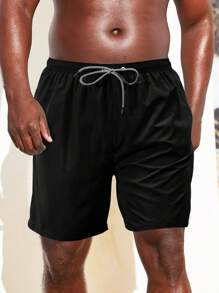 Surfspeed Men's Drawstring Waist Pocket Loose Beach Shorts