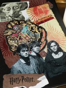 HARRY POTTER X SHEIN Figure Graphic Case Compatible With IPad - Black - View 5