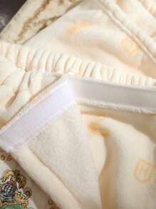 HARRY POTTER X SHEIN 1 chiếc khăn tắm in hình lá chắn - Nhiều màu - Xem 5