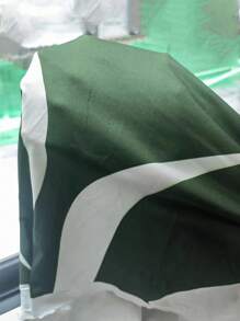 SHEIN LUNE Đầm Maxi In Họa Tiết Plus Cho Nữ - Màu xanh lá cây đậm - Xem 6