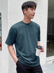 DAZY 男士素色圓領T恤