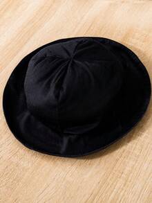 SHEIN 小男童汽車和字母圖案T恤和運動褲和帽 - 黑色 - 查看 3