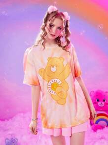 ROMWE X Care Bears Áo thun nữ - Màu vàng - Xem 5