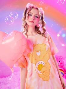 ROMWE X Care Bears Áo thun nữ - Màu vàng - Xem 6