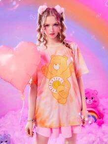 ROMWE X Care Bears Áo thun nữ - Màu vàng - Xem 7