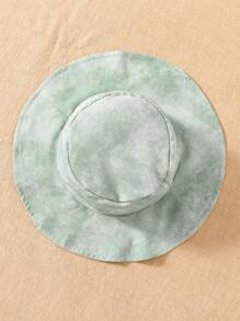 SHEIN 女小童小高領背心上衣和紮染長褲和帽 - 彩色 - 查看 4