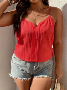 SHEIN Clasi 大碼素色吊帶上衣