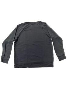 American Flag Print Raglan Sleeve Sweatshirt - Black - View 2