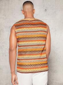 Manfinity VCAY Nam In Địa lý Áo ba lỗ - Nhiều màu - Xem 2