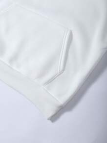 INAWLY Sudadera con capucha térmica forrada, con bolsillo canguro y cordón, talla grande, para invierno