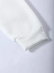 INAWLY Sudadera con capucha térmica forrada, con bolsillo canguro y cordón, talla grande, para invierno