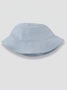 SHEIN 男小童格子圖案前蝴蝶結襯衫附帽子 - 彩色 - 查看 3