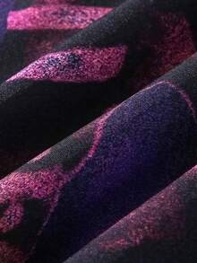 ROMWE MEN Grunge Punk Các bạn In Bộ xương Áo sơ mi - màu đen - Xem 7