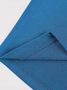 Manfinity Homme Men Letter Graphic Racerback Tank Top - Blue - View 5