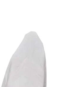 SHEIN LUNE 人像圖案前紐扣襯衫 - 白色 - 查看 8