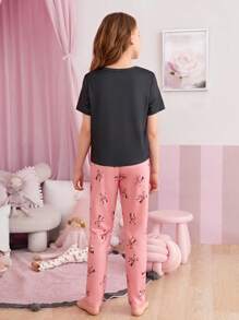 Pijamas Niñas (8-12) Dibujos animados Dulce - Multicolor - Ver 2