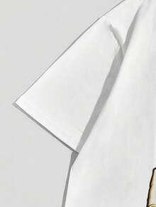 Innervision Guys Rabbit & Letter Graphic Tee - White - View 3