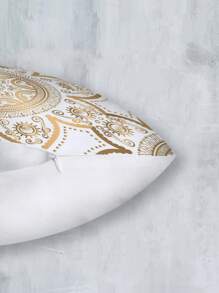 Áo Gối Chần Gòn Họa Tiết Hoa Sọc Mỏng Màu Vàng In Hình - Nhiều màu - Xem 5