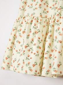 Cozy Pixies Baby Mädchen 2 teiliges Cami Kleid mit Rüschensaum