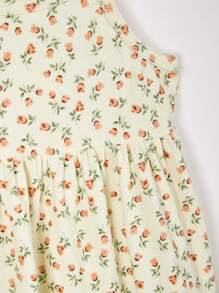 Cozy Pixies Baby Mädchen 2 teiliges Cami Kleid mit Rüschensaum