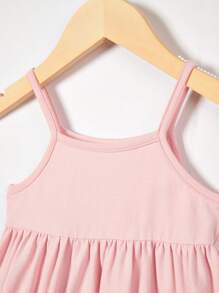 Cozy Pixies Baby Mädchen 2 teiliges Cami Kleid mit Rüschensaum
