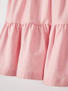 Cozy Pixies Baby Mädchen 2 teiliges Cami Kleid mit Rüschensaum
