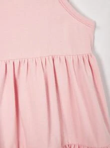 Cozy Pixies Baby Mädchen 2 teiliges Cami Kleid mit Rüschensaum