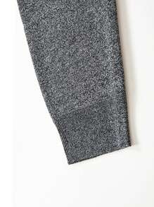 Men Argyle Knit Jumper - Grey - View 5
