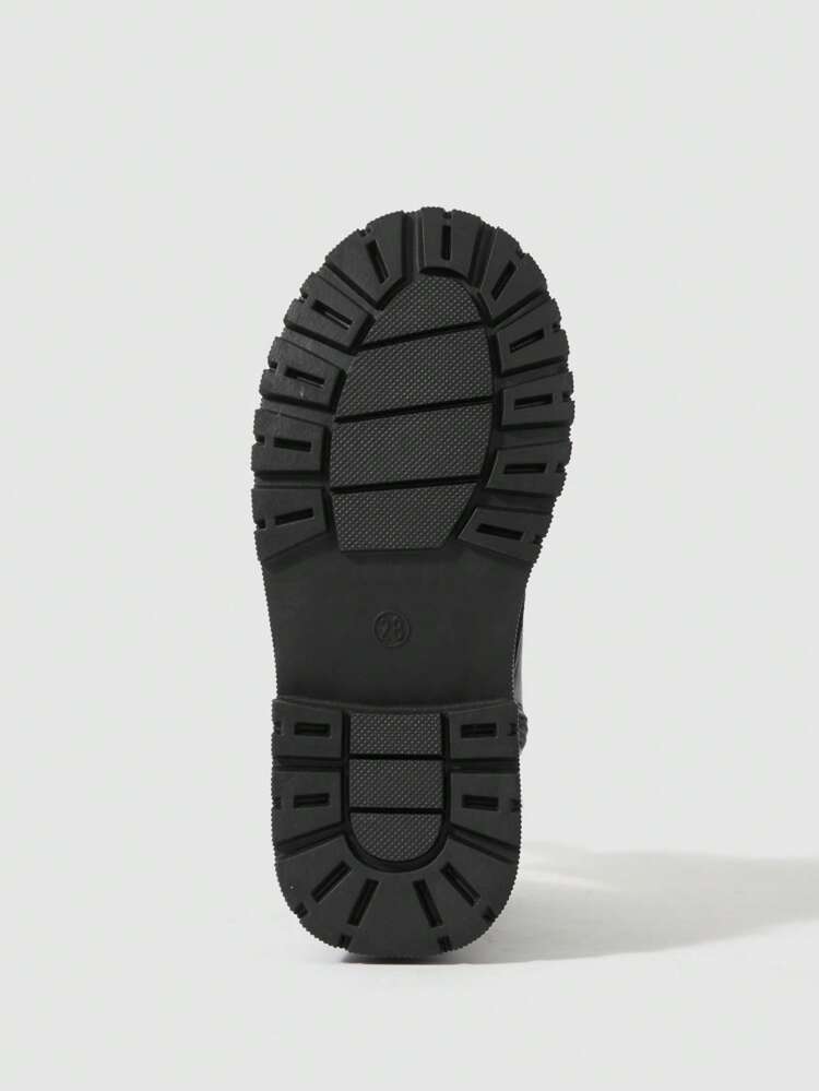 Girls Lace Up Front Fashion Combat Boots For Outdoor