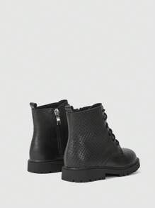 Girls Lace Up Front Fashion Combat Boots For Outdoor