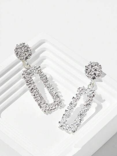 BizChic 方形吊坠耳环