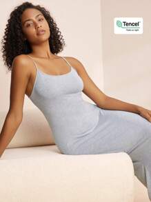 LUVLETTE Áo ngủ Modal TENCEL™ - Màu Xám nhạt - Xem 7