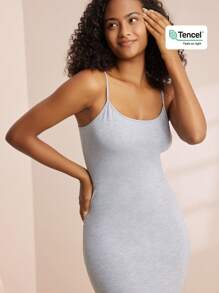 LUVLETTE Áo ngủ Modal TENCEL™ - Màu Xám nhạt - Xem 6