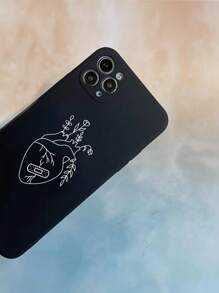 Funda para móvil con corazón & con patrón de hoja - Multicolor - Ver 3