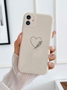 Telefoonhoesje met hartpatroon - Veel kleurig - Bekijken 1