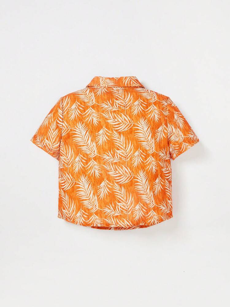 Baby Boy Tropical Print Shirt