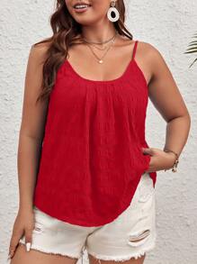 SHEIN VCAY 大碼素色吊帶上衣