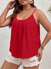 SHEIN VCAY 大碼素色吊帶上衣