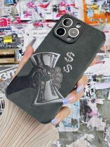 1 Bao Da Nhung Có Tay Cầm Tiền Thiết Kế Và Sơn Màu Tương Thích Với Iphone 11/12/12promax/13/13promax/14/14promax/15/15promax - Nhiều màu - Xem 6