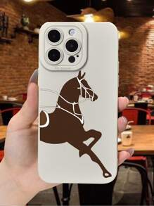 Horse Pattern Phone Case - Multicolor - View 1