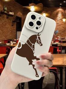 Horse Pattern Phone Case - Multicolor - View 2