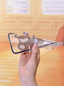 Bear Pattern Phone Case - Multicolor - View 4