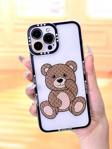 Bear Pattern Phone Case - Multicolor - View 6