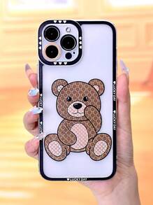 Bear Pattern Phone Case - Multicolor - View 7