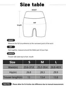 Yoga Futuristic Quần Shorts Thể thao Nữ Sọc - Màu xanh lam - Xem 8