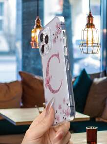 Ốp lưng điện thoại họa tiết hoa và chữ Valentine tương thích với iPhone15/15Plus/15Pro/15Promax - Nhiều màu - Xem 3