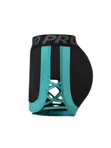 SHEIN Sports 3Pcs Letter Tape Sports Set Workout Clothes - Multicolor - View 2